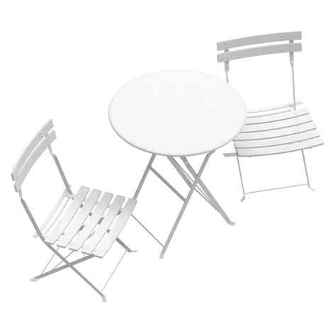 Ensemble Bistrot Chaises Table Pliante Pour Le Jardin Le Balcon