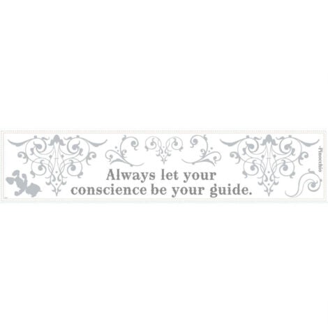 Stickers Phrase Pinocchio Always Let Your Conscience Be Your Guide Disney