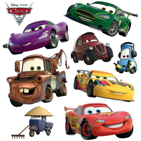 Sticker Cars 1 Planche 30 X 30 Cm