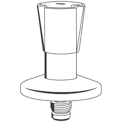 Grohe Oberteil 1 2 chrom 11513000 DN 15 für UP Ventile Dreikantgriff