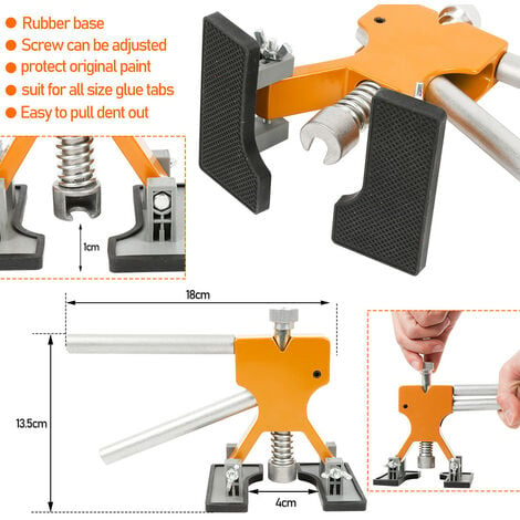 Hengda 57x outil de débosselage des bosses kit de réparation outil