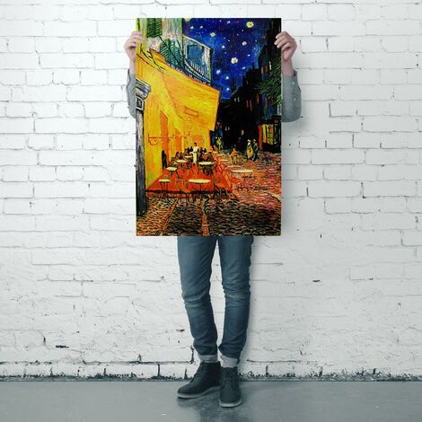 Terrasse De Cafe La Nuit Poster Vincent Van Gogh