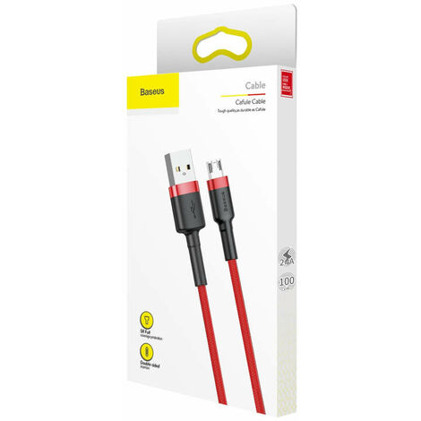 Baseus Cafule Micro Usb Rouge Rouge