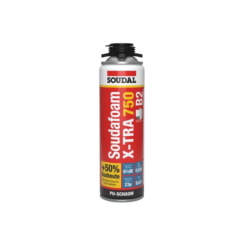 Soudal PU Pistolenschaum Soudafoam Gun X Tra 750 B2 750ml 114495