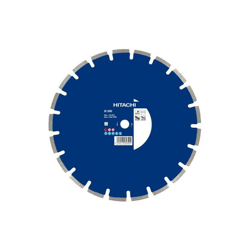 Disque diamant Ø300 al 25 4 seg 10 type béton economic LASER HIKOKI 773013