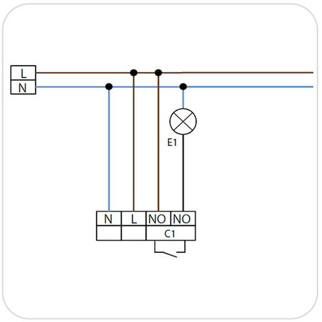 PD9 M 1C IP65 GH FP BL mini détecteur de présence maître hauteur max 10