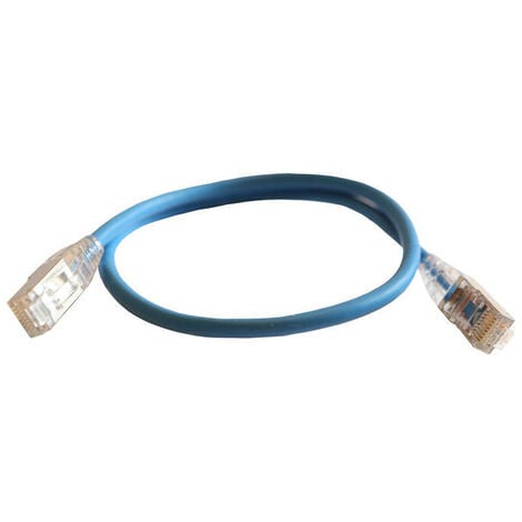 Cordon de brassage et utilisateurs RJ45 LCS³ catégorie6 0 5m Bleu