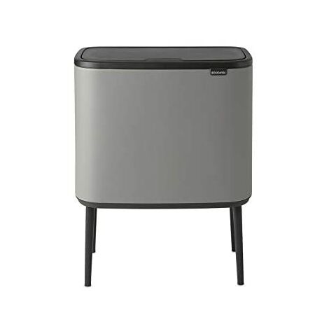 Brabantia Bo Touch Bin Cestino Per Rifiuti Plastica In Acciaio Legato