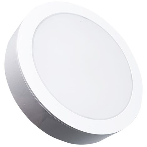 Plafoniera LED 20W Rotonda Bianca Diametro 225mm Luce Calda 3000k