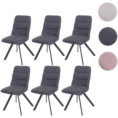 Lot de 6 chaises de salle à manger HWC J69 chaise de cuisine