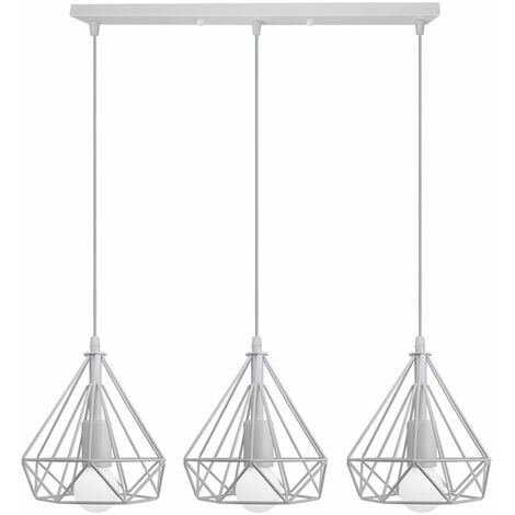 Industrial Pendant Light Metal Iron Chandelier Cm Diamond Ceiling