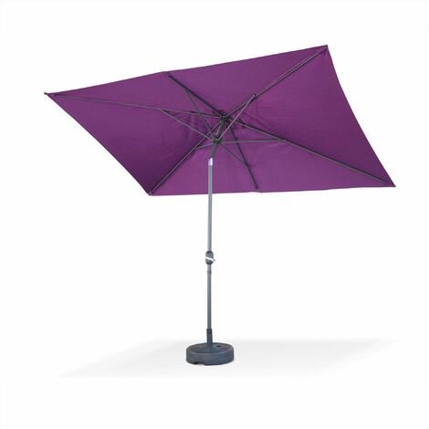 Parasol Droit Rectangulaire X M Touquet Prune M T Central En