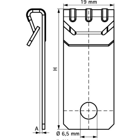 Blechkantenbefestigung WALRAVEN Britclips PHV 1 5 mm 25 Stück