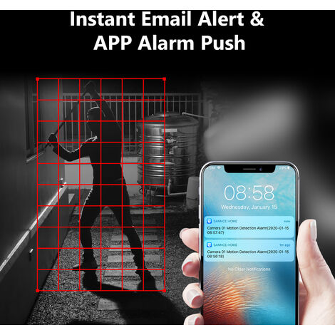 Sannce Kit Di Videosorveglianza Registratore Dvr Cctv In Con