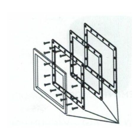 Cache Bride Joints Vis Pour Skimmer Pm Blanc