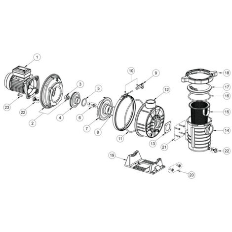 22 Bouchon Vidange Pompe Pentair Ultraflow Par 2