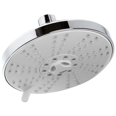 Pommeau De Douche Rond Jets Chrome En Abs