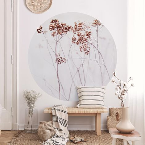 Papier Peint Rond Autocollant Icelandic Wild Flowers Cm