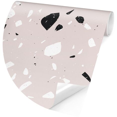 Papier Peint Rond Autocollant Terrazzo Pattern Milano Cm