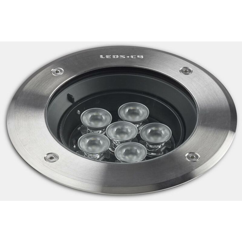 Leds C Gea Outdoor Led Recessed Ground Uplight Stainless Steel