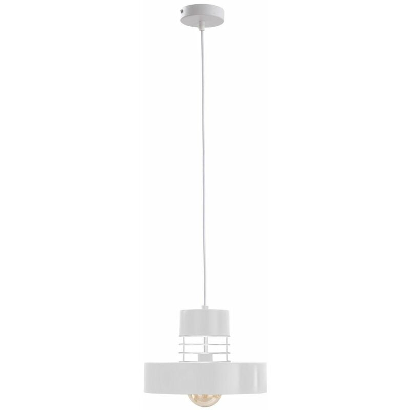 Keter Bossi Wire Dome Pendant Ceiling Light White Cm X E