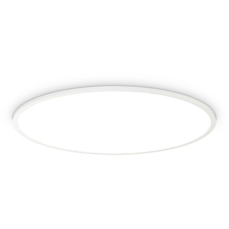 Ideal Lux Fly Cm Integrated Led Semi Flush Light White K Ip