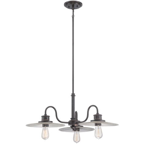 Elstead Light Multi Arm Ceiling Pendant Light Imperial Bronze E