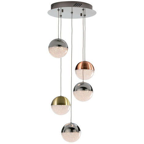 Schuller Sphere Integrated LED Dimmable Cluster Drop Ceiling Pendant