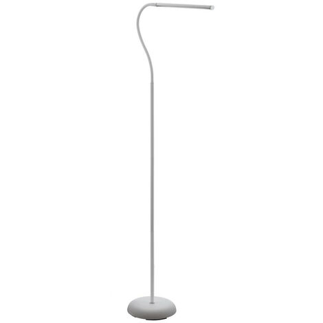 Eglo Laroa Led Task Floor Lamp White Step Dimming