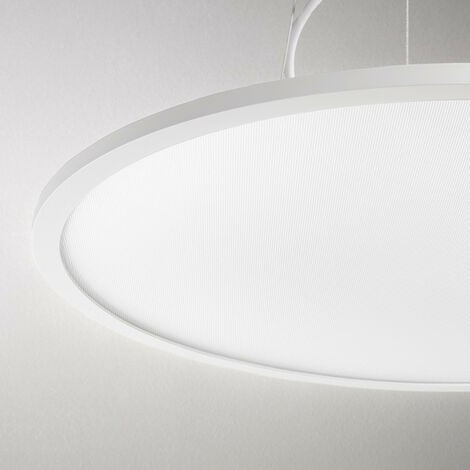 Ideal Lux FLY 60cm Integrated LED Pendant Ceiling Light White 3000K IP40