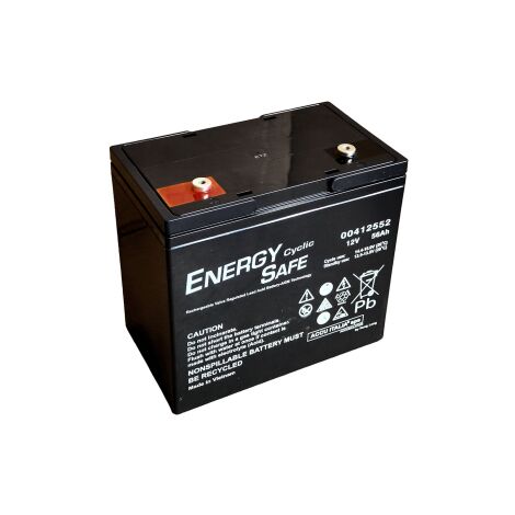 Batteria Al Pb AGM VRLA Serie Energy Safe Cyclic 12V 56Ah C20 FM6