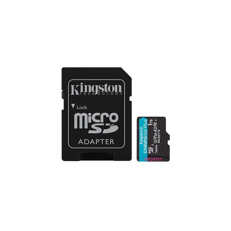 KINGSTON Canvas Go Plus 1 TB MicroSDXC Schwarz UHS I U3 Class 10