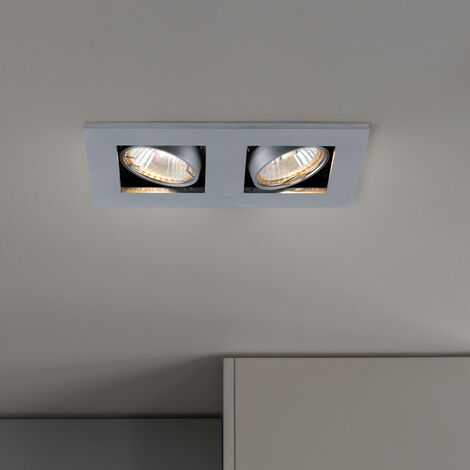 Faretti Da Incasso A Soffitto Orientabili Lampade Da Soggiorno Alu In