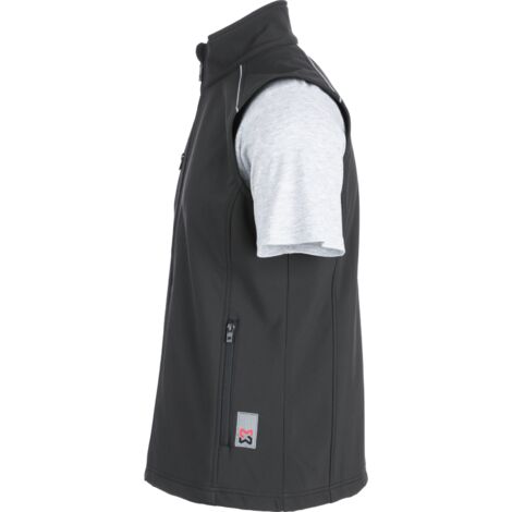 Gilet De Travail Softshell City Noir S