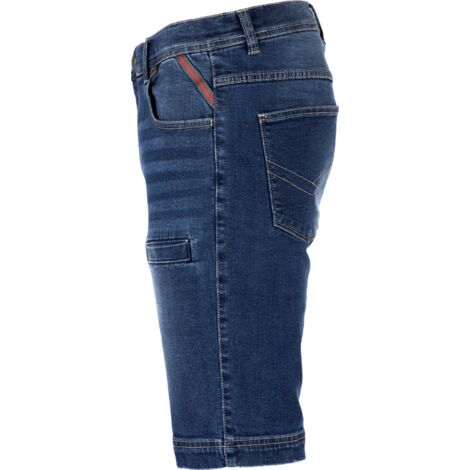 Bermuda De Travail En Jeans Stretch X W Rth Modyf