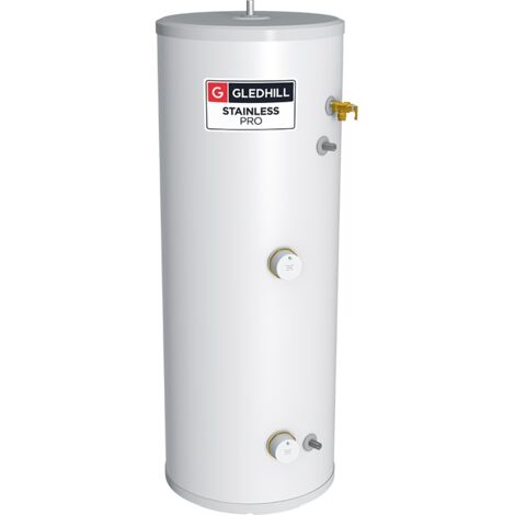 Gledhill Pro Unvented Indirect Horizontal Stainless Steel Hot Water