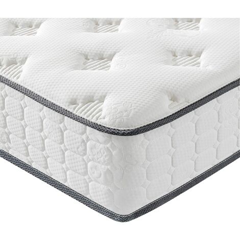 Matelas 90x200 H25cm Ressorts Et Mousse Confort Ferme