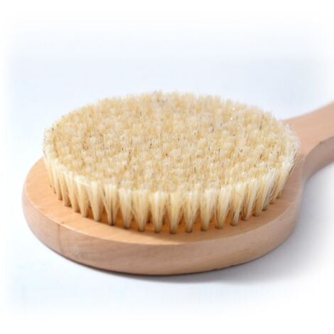 Brosse De Bain En Bois Exfoliante Msv