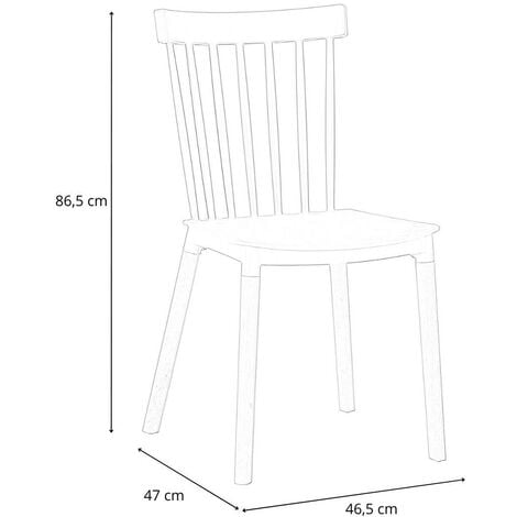 Home Heavenly Pack Sillas Comedor Cocina Naomi Estilo N Rdico