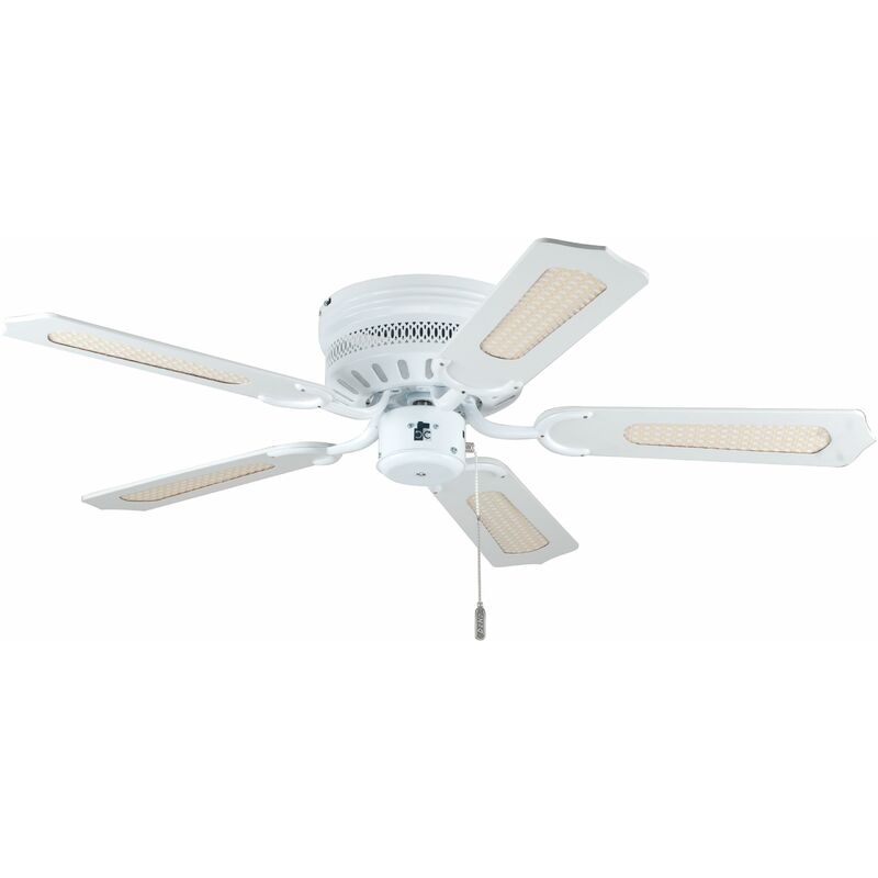 Ventilateur De Plafond White Liane Cm Avec Tirette