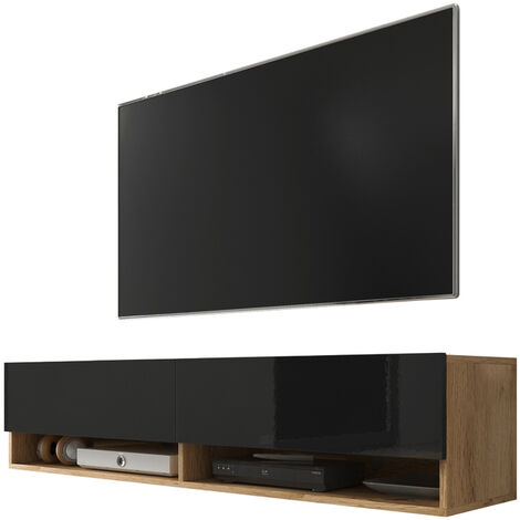 Selsey Wander Mueble De TV De Pie Colgante 140 Cm Roble Wotan