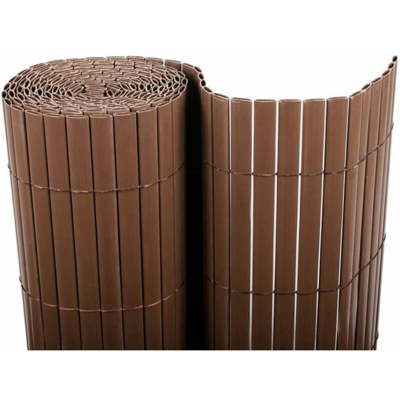 Cañizo PVC doble cara Chocolate Varias medidas Bonerva 1x3 metros