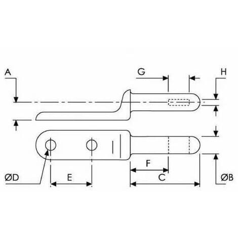 Pivot Axe De Charni Re Pour Panneau Lat Ral X Mm Visser Fixation