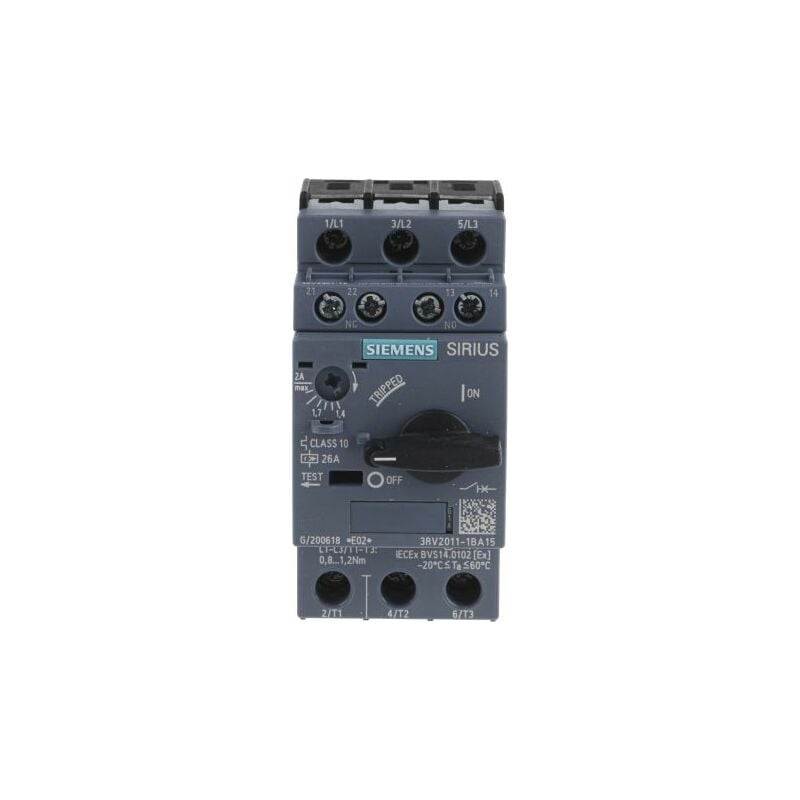 Disjoncteur Moteur Siemens SIRIUS SRV2 1 4 2 A 690 V Prix Pour 1