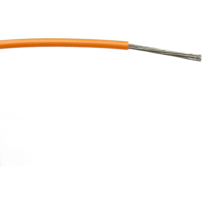 Fil électrique RS PRO BS4808 1 mm² 17 AWG 1 5 kV c a PVC Orange