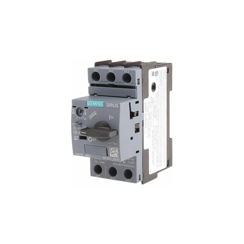 Disjoncteur Moteur Siemens Sirius Innovation 3RV2 5 5 8 A Prix Pour 1