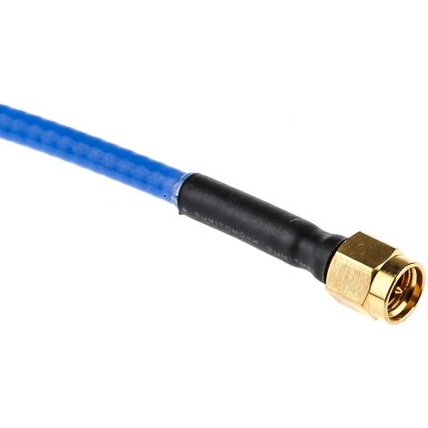 C Ble Coaxial Rg Rs Pro Avec Connecteur Sma Contact M Le Noir