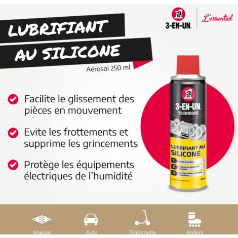 Lubrifiant Silicone En Un Technique A Rosol Ml