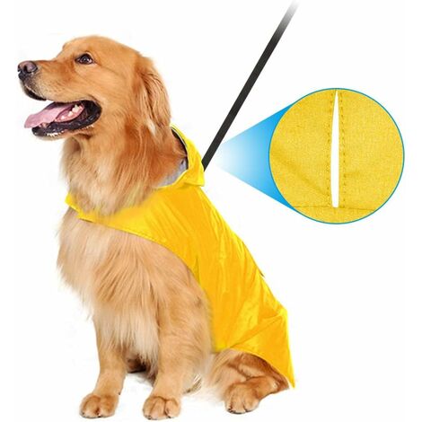 AIDUCHO Imperméable Pour Chien Avec Capuchon Imperméable Pour Chien