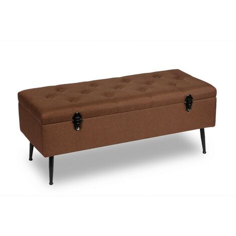 Pie De Cama Poli Ster Madera Mdf X X Cm Marr N